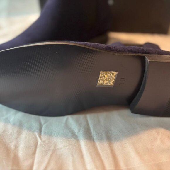 Mens Harrison Myles Chelsea Suede Slip-On Boots Navy Sz 10  Style B-1852  NIB - Picture 3 of 4